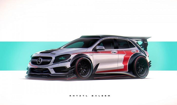 Mercedes-Benz A45 AMG by Khyzyl Saleem