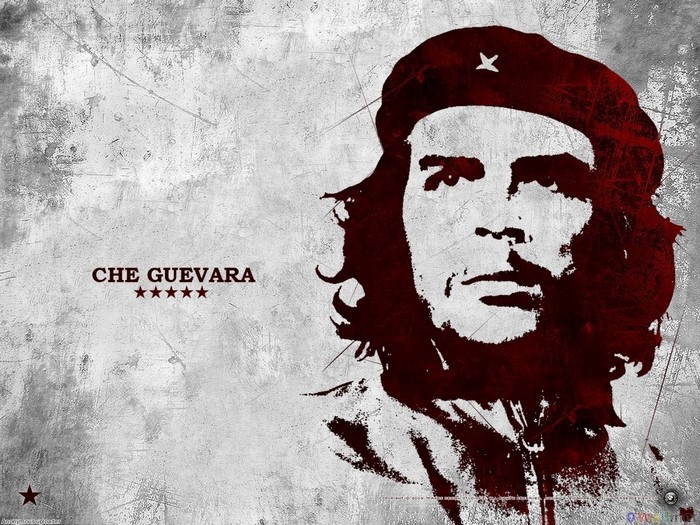 Che Guevara illustration with stars