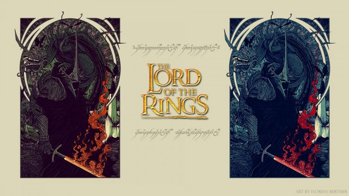 The Lord of the Rings Poster featuring the Witch-king of Angmar