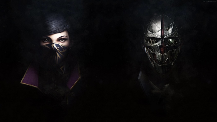 Emily Kaldwin and Corvo Attano from Dishonored 2
