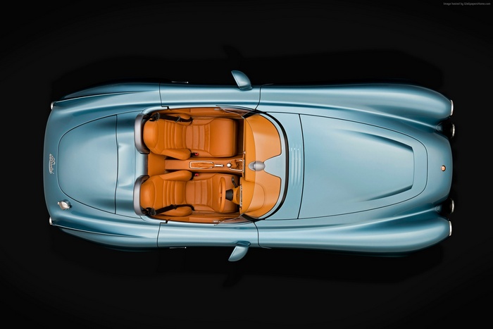 Bristol Bullet Speedster Roadster Top Down View