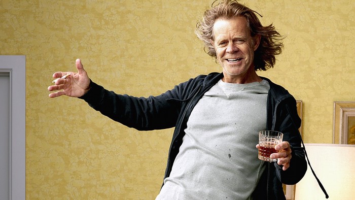 William H. Macy as Frank Gallagher from Shameless
