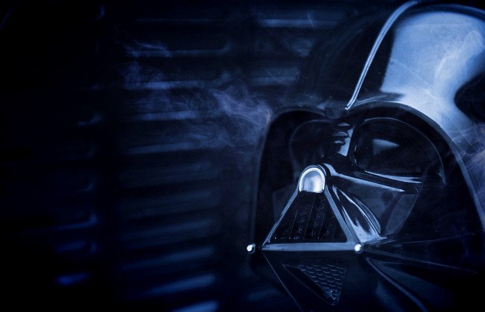 Darth Vader mask with smoke