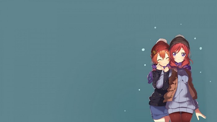 Rin Hoshizora and Maki Nishikino from Love Live!