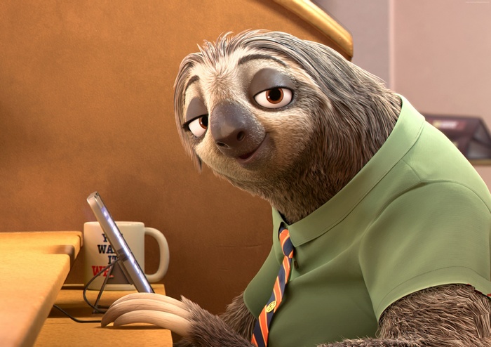 Flash the Sloth from Zootopia