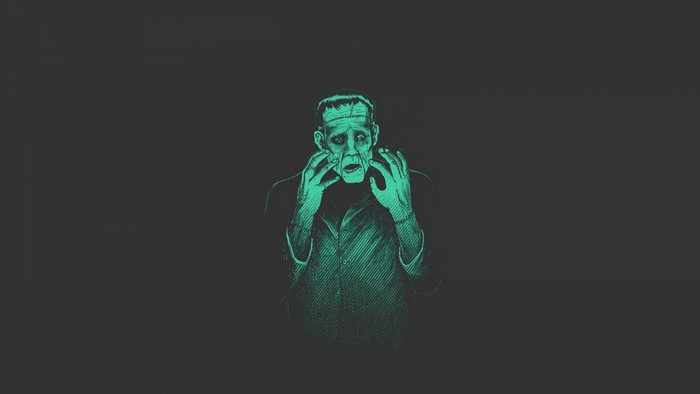 Monster of Frankenstein illustration