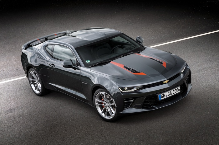 Chevrolet Camaro 50th Anniversary Edition on asphalt