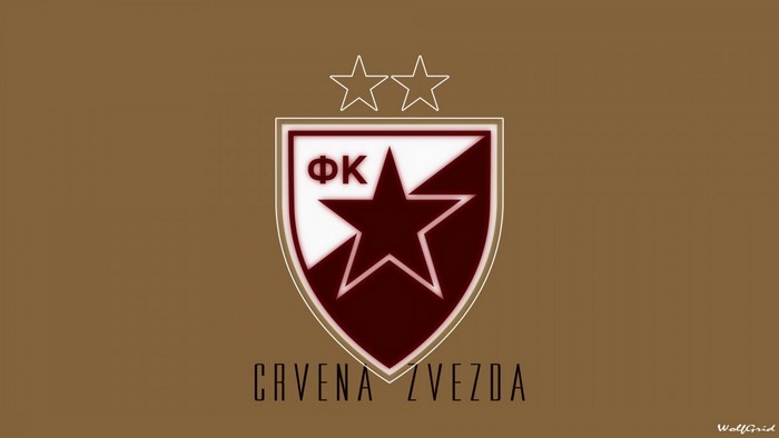 Crvena Zvezda logo with stars and text