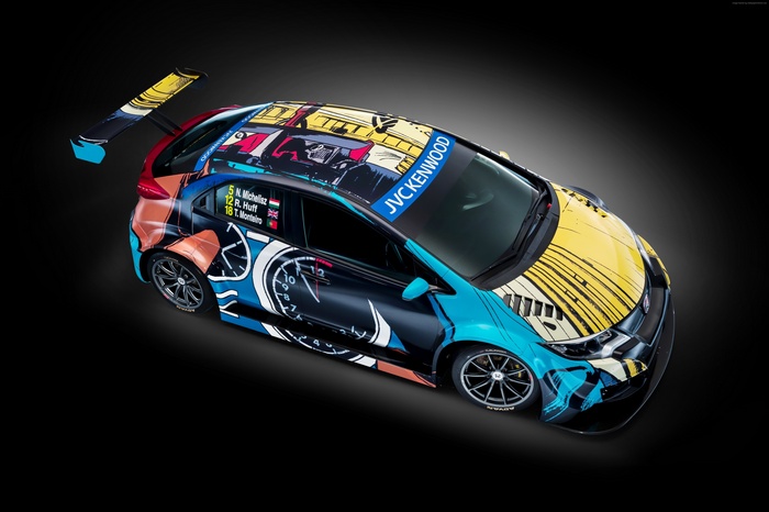Honda Civic WTCC Art Car by Jean Graton