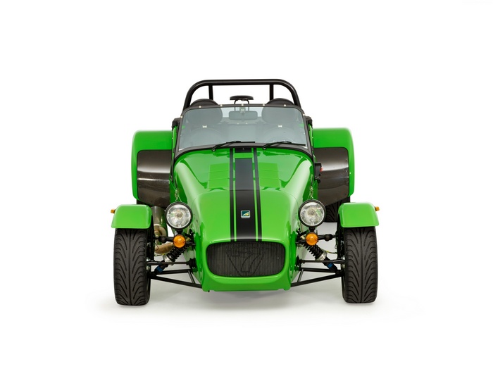 Green Caterham Seven 275 R sports car