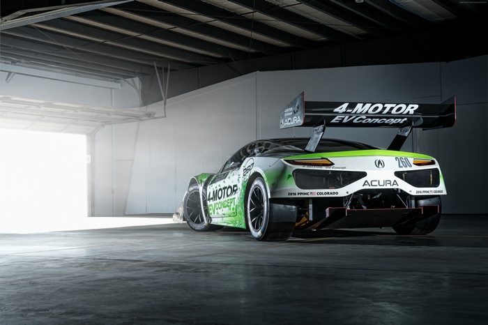 Acura 4-Motor EV Concept Race Car