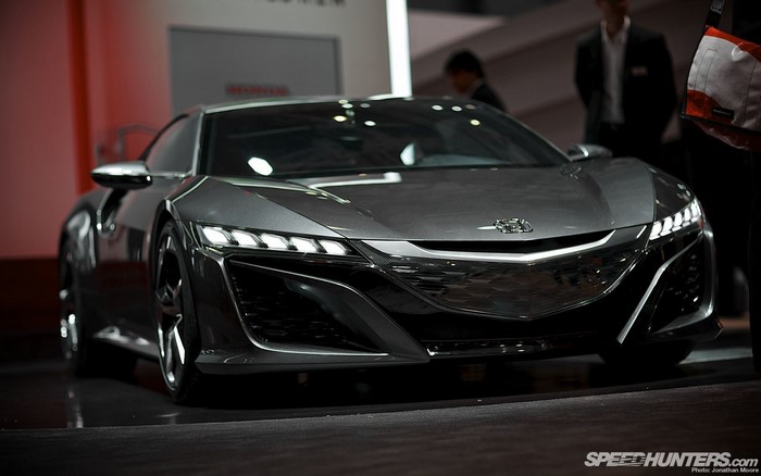 Acura NSX concept car on display