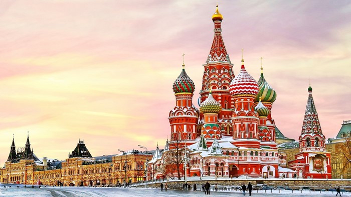 Saint Basil's Cathedral in Red Square, Moscow