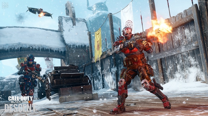 Call of Duty: Black Ops 3 - Descent characters in snowy environment