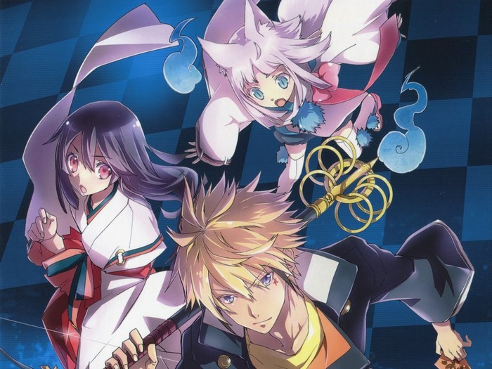 Anime characters with a fox spirit and a key