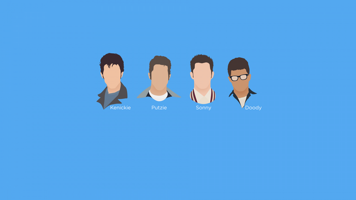 Four characters from Grease Live