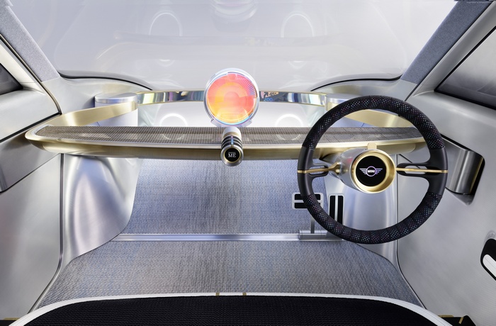 Interior of the Mini Vision Next 100 concept car