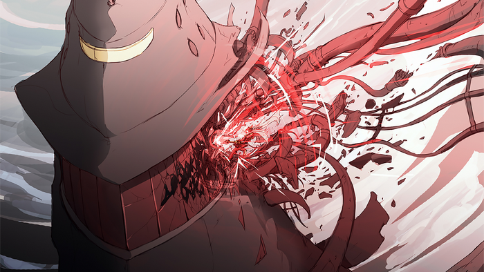 Illustration of a character from FLCL
