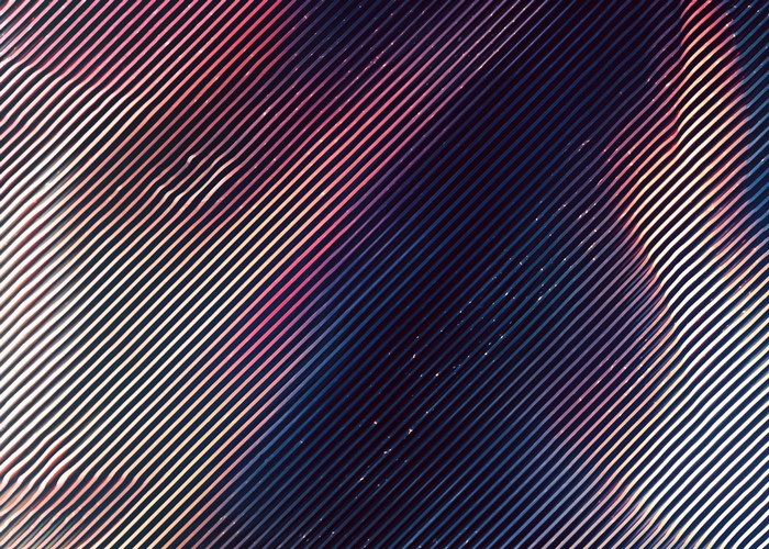 Abstract diagonal lines with pink and blue hues