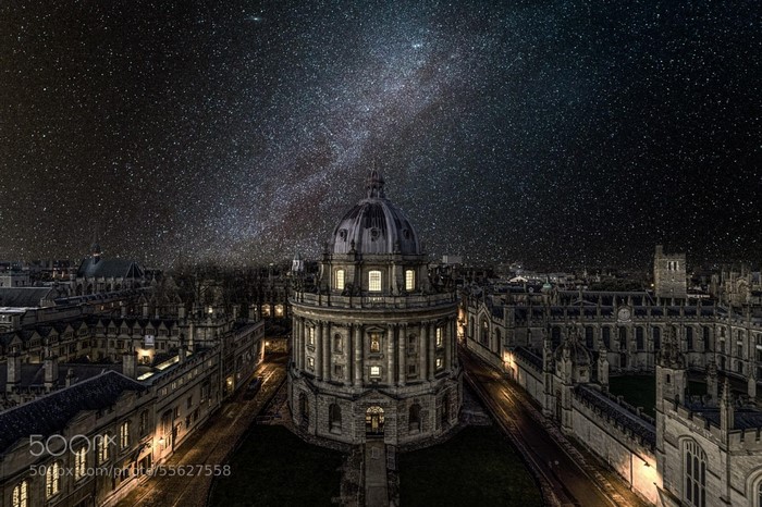 Radcliffe Camera, University of Oxford, Night Sky