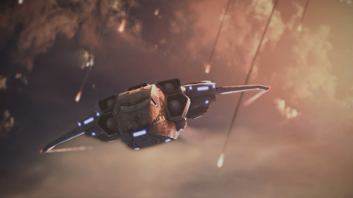 XCOM: Enemy Unknown spaceship under attack