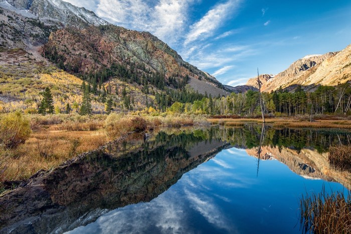 Autumn Mountain Lake Reflection