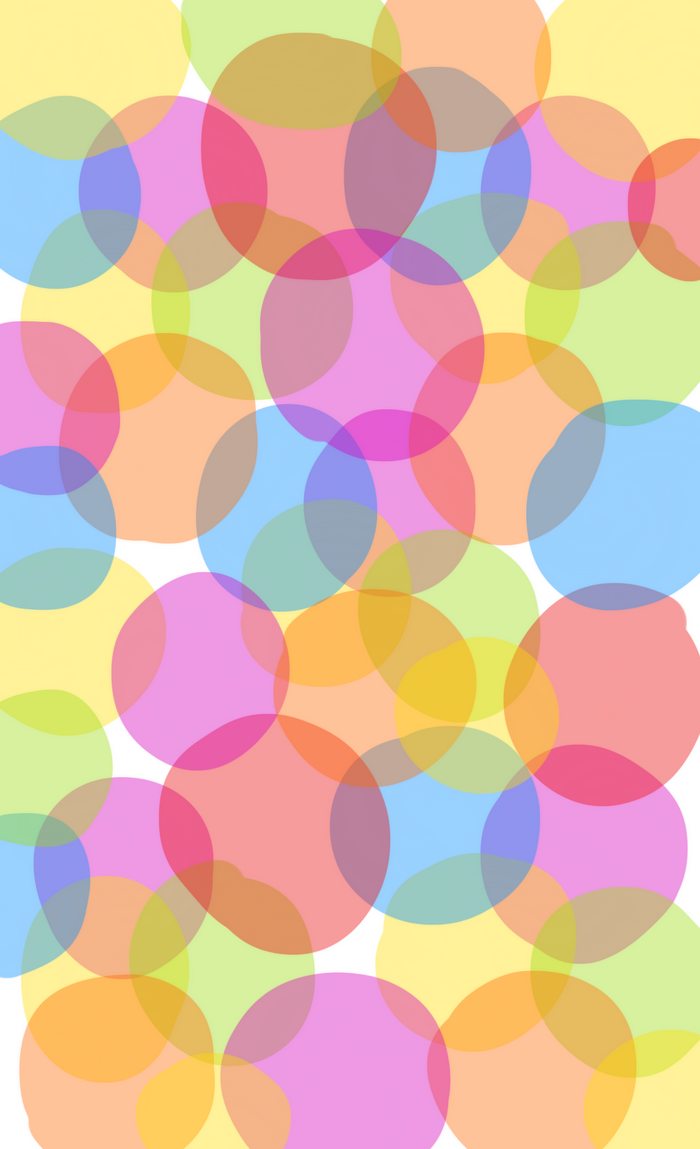 Colorful overlapping circles pattern