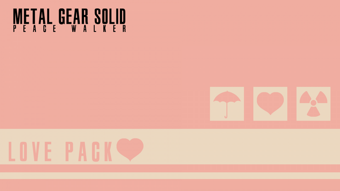 Metal Gear Solid Peace Walker Love Pack