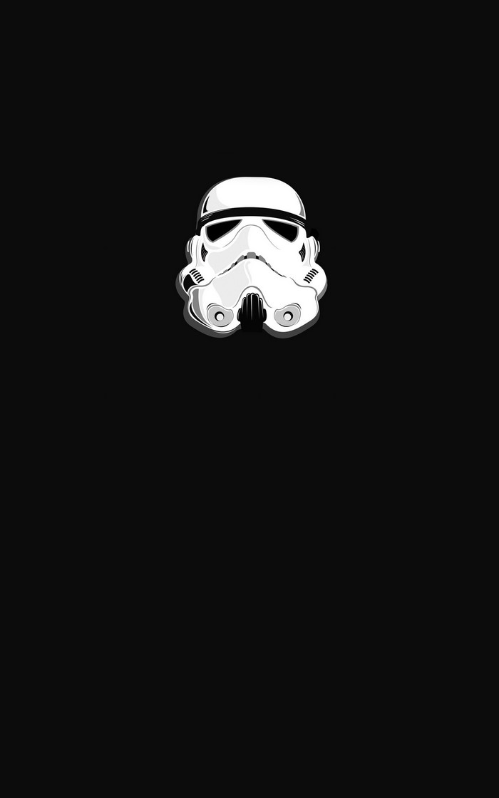 Stormtrooper helmet from Star Wars
