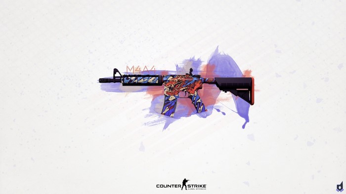 M4A4 Assault Rifle from Counter Strike Global Offensive