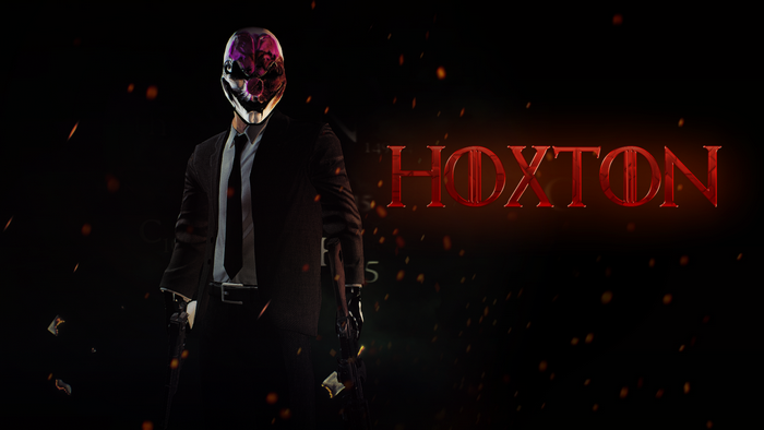 Hoxton from Payday 2 with guns