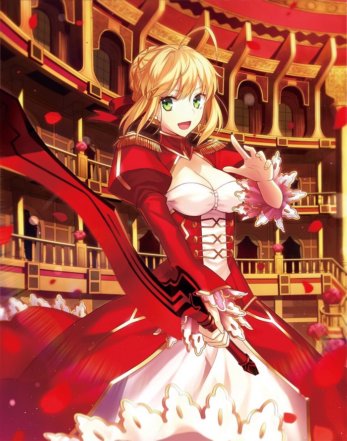 Saber Extra from Fate Series illustration