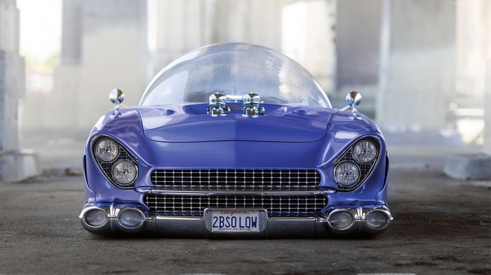 1955 Ford "Beatnik" Bubbletop Custom car