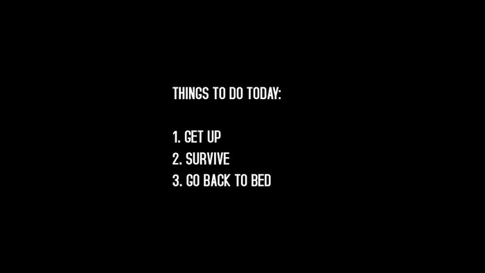 Things to do today list