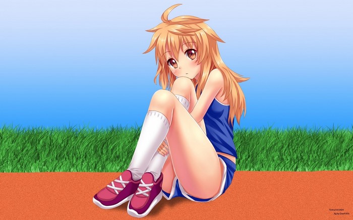 Tiffy from Fast Runner 2024 sitting on a track
