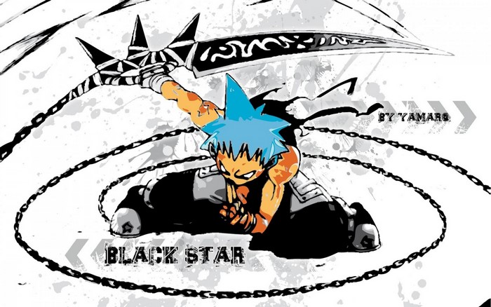 Black Star from Soul Eater with Scythe