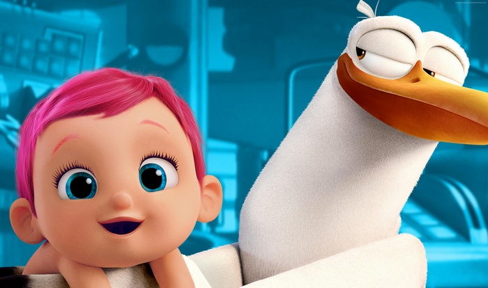 Baby and Stork from Storks