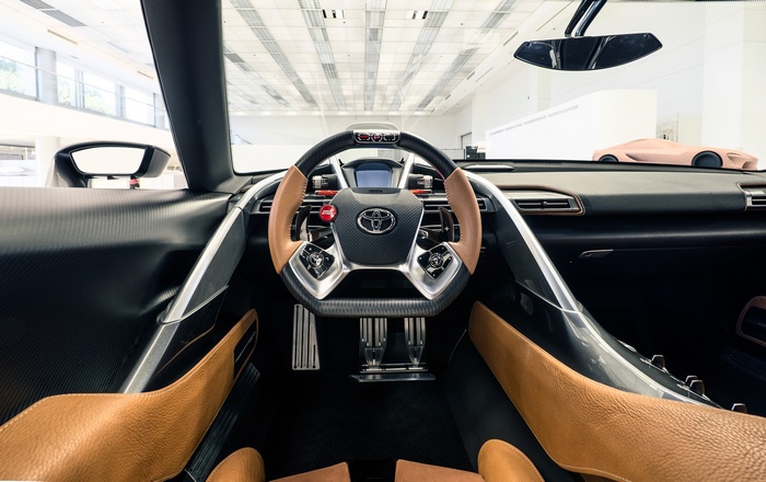 Interior of the Toyota FT-1 Concept Car