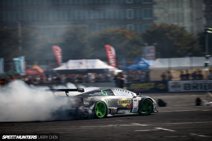 Lamborghini Murcielago Drifting with Sunoco Livery