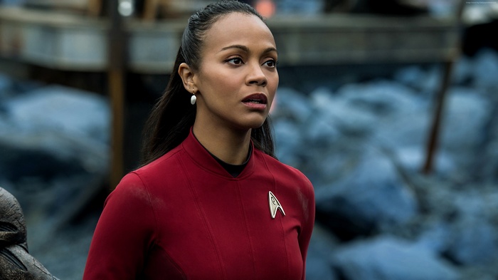 Zoe Saldana as Uhura in Star Trek Beyond