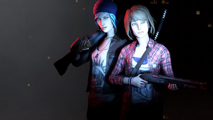 Chloe Price and Max Caulfield from Life Is Strange