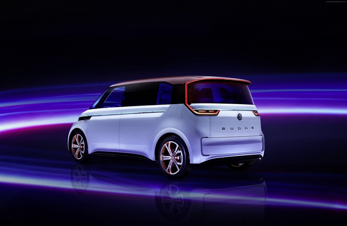 Volkswagen BUDD-e electric microbus concept car