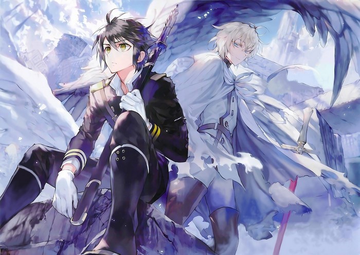 Yuuichirou Hyakuya and Mikaela Hyakuya from Owari No Seraph