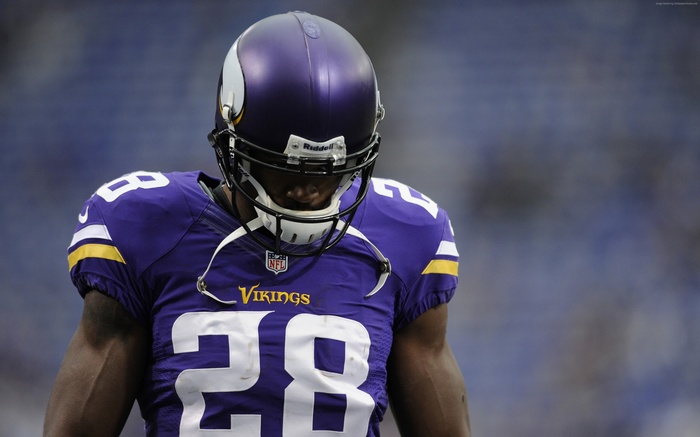Adrian Peterson of the Minnesota Vikings