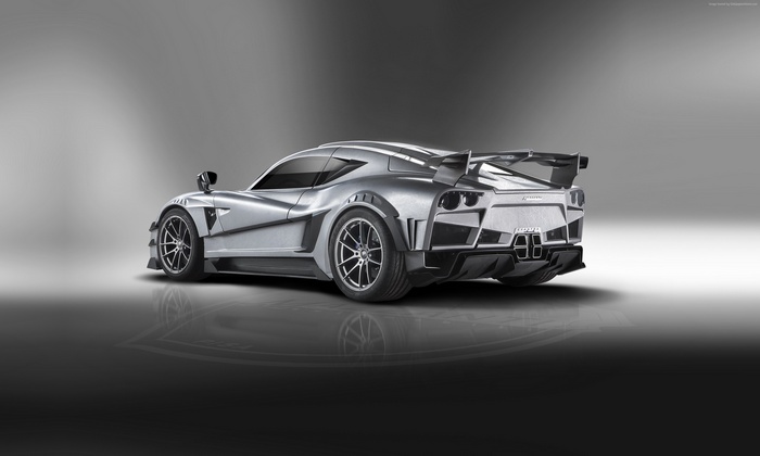 Silver Mazzanti Evantra Millecavalli supercar