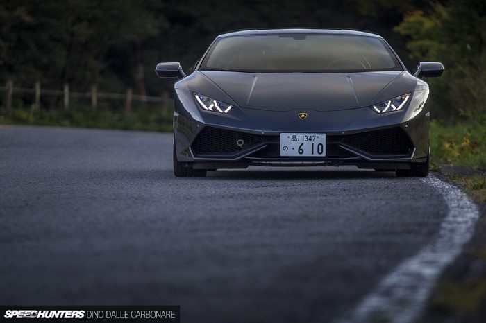Lamborghini Huracan on a Road