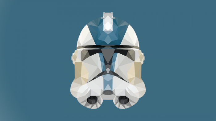 Clone Trooper helmet from Star Wars