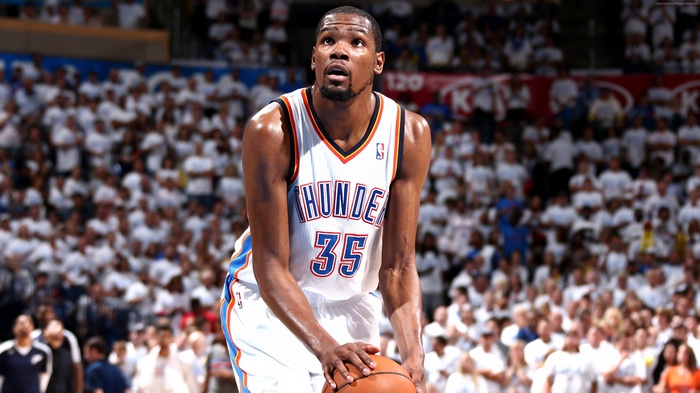 Kevin Durant of the Oklahoma City Thunder