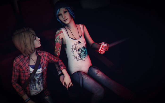 Life Is Strange: Max Caulfield and Chloe Price in Nightclub Scene