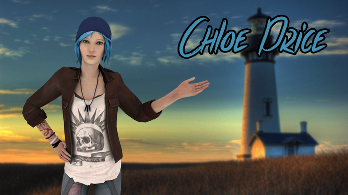 Chloe Price from Life Is Strange with Lighthouse